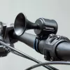ROCKBROS elektroninis dviračio skambutis - juodas, 110-120 dB, 4 tonai, įkraunamas, IPX4