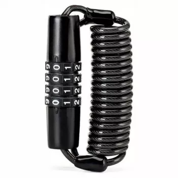 ROCKBROS T609 Dviračio spyna su 1,5 m koduojamu kabeliu - Juoda