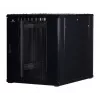 Rockstable 18U 19 colių serverio stovo spinta su tinkliniu priekiniu dangčiu - laisvai pastatoma - 800 kg apkrova - raktinis užraktas - kabelių valdymo bėgeliai - reguliuojamos kojelės (RS19-8018PP)