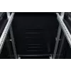 Rockstable 18U 19 colių serverio stovo spinta su tinkliniu priekiniu dangčiu - laisvai pastatoma - 800 kg apkrova - raktinis užraktas - kabelių valdymo bėgeliai - reguliuojamos kojelės (RS19-8018PP)