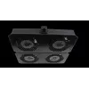 Rockstable 19 inch aušinimo elementas - ventiliatorių dėklas - įmontuotas ventiliatorius - plienas - juoda - 1 vnt. - 2,92 kg (RS19-FT68)