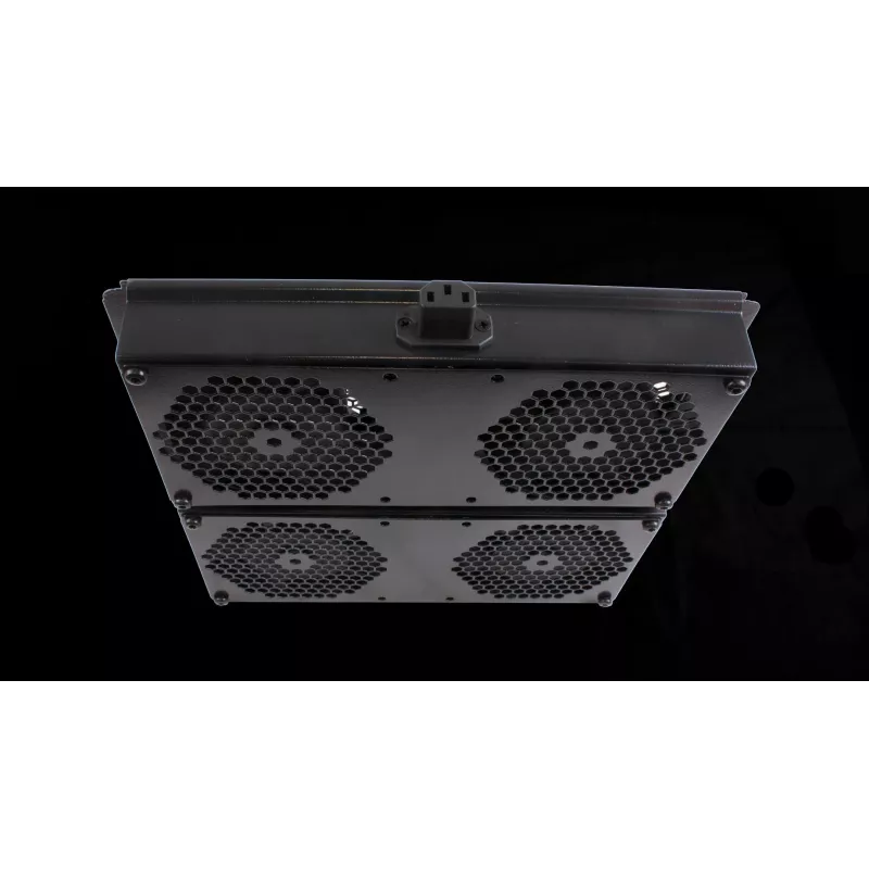 Rockstable 19 inch aušinimo elementas - ventiliatorių dėklas - įmontuotas ventiliatorius - plienas - juoda - 1 vnt. - 2,92 kg (RS19-FT68)