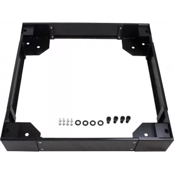 Rockstable 19 colių riedantis postamentas - juodas - SPCC plienas - 600x600 mm - RS19-PH6610
