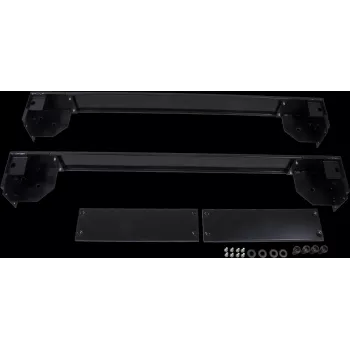 Rockstable 19 colių riedantis postamentas - ratukų platforma - juoda - SPCC plienas - 600 mm x 1000 mm