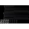 Rockstable 19 L formos atraminiai bėgiai 1200 mm gyliui - stovo bėgių rinkinys - juodi - plieniniai - 48,3 cm (19 colių) - 35 mm - 950 mm