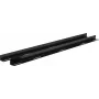Rockstable 19 L formos atraminiai bėgiai 1200 mm gyliui - stovo bėgių rinkinys - juodi - plieniniai - 48,3 cm (19 colių) - 35 mm - 950 mm
