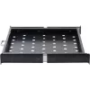 Rockstable 1U 19 colių ištraukiama lentyna - Lentyna - SPCC plienas - Juoda - 1 vnt. - 3,45 kg (RS19-UH66)