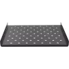 Rockstable 1U 19 colių sunkiasvorė lentyna stovui - fiksuota lentyna - SPCC plienas - juoda - 1 vnt. - 3,2 kg (RS19-SFH68)