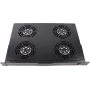 Rockstable 1U 19 colių stovo ventiliacijos įrenginys - aušinimo ventiliatorius - įmontuotas ašinis ventiliatorius - 440 m³/h - plienas - juoda - 1 vnt. (RS19-FT1U4TM)