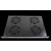 Rockstable 1U 19 inch ventiliacinis elementas - aušinimo ventiliatorius - įmontuotas ventiliatorius - 440 m³/h - plienas - juoda - 1 vnt. (RS19-FT1U4)