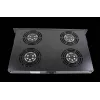 Rockstable 1U 19 inch ventiliacinis elementas - aušinimo ventiliatorius - įmontuotas ventiliatorius - 440 m³/h - plienas - juoda - 1 vnt. (RS19-FT1U4)