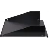 Rockstable 2U 19 colių fiksuota stelažo lentyna - plieninė - juoda - 2,75 kg (RS19-FH21)