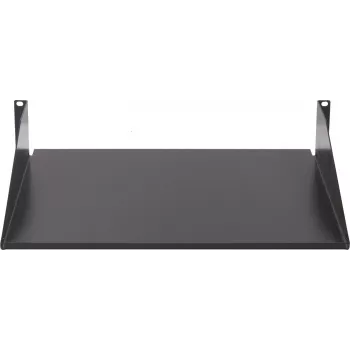 Rockstable 2U 19 colių fiksuota stelažo lentyna - plieninė - juoda - 2,75 kg (RS19-FH21)