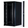 Rockstable 32U 19 colių serverio spinta su stiklinėmis durimis – laisvai pastatomas stovas – 32U – 800 kg – užrakinamos durys – montavimo bėgeliai – reguliuojamos kojelės (RS19-8032)