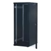 Rockstable 32U 19 colių serverio stovo spinta su stiklo durelėmis - laisvai pastatomas rėmas - 32U - 800 kg - užrakinamos spynos - tvirtinimo bėgeliai - reguliuojamos kojelės (RS19-6832)