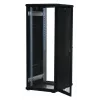 Rockstable 32U 19 inch serverio stovas su tinklinėmis durelėmis - laisvai pastatomas rėmas - 32U - 800 kg - spyna - tvirtinimo bėgiai - reguliuojamos kojelės (RS19-6832PP)
