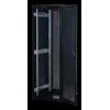 Rockstable 37 HE 19 inch Server Rack su tinklinėmis durimis - laisvai pastatomas rėmas - 37U - 800 kg - užrakinama spyna - tvirtinimo bėgiai - reguliuojamos kojelės (RS19-6837PP)