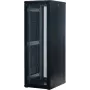 Rockstable 37 HE 19 inch Server Rack su tinklinėmis durimis - laisvai pastatomas rėmas - 37U - 800 kg - užrakinama spyna - tvirtinimo bėgiai - reguliuojamos kojelės (RS19-6837PP)