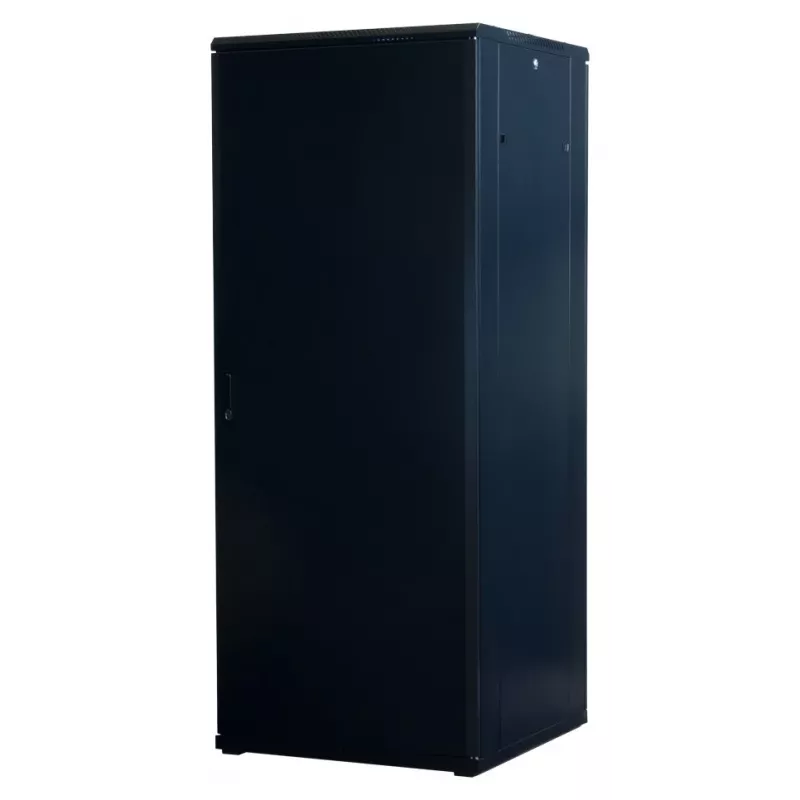 Rockstable 42U 19 colių serverio spinta su stiklo durimis - laisvai pastatomas stovas - 42U - 800 kg - raktinis užraktas - tvirtinimo bėgeliai - reguliuojamos kojelės (RS19-8842)
