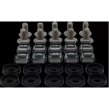 Rockstable M6 Phillips varžtų rinkinys - montavimui į stelažą - sidabriniai - 10 vnt. (RS19-M611)
