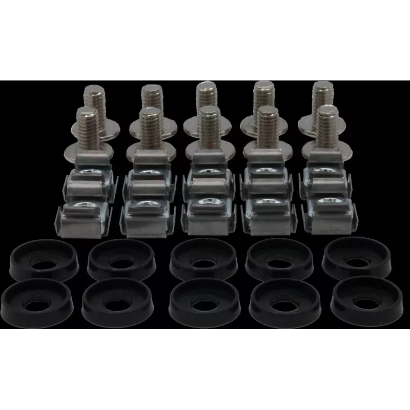 Rockstable M6 Phillips varžtų rinkinys - montavimui į stelažą - sidabriniai - 10 vnt. (RS19-M611)