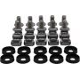 Rockstable M6 Phillips varžtų rinkinys - montavimui į stelažą - sidabriniai - 10 vnt. (RS19-M611)