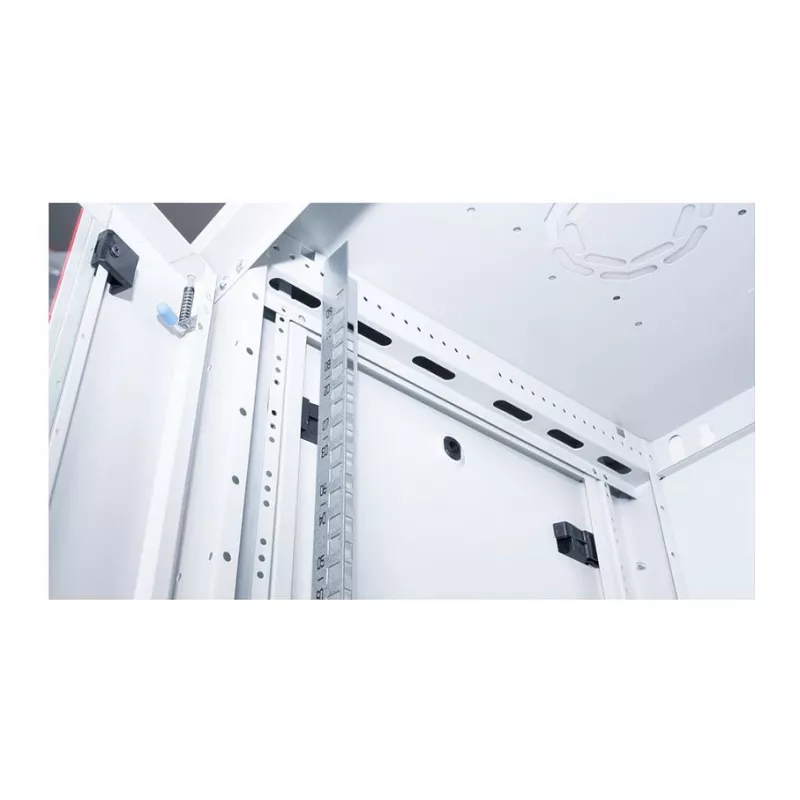 ROLINE 19 colių sieninis spintos kabinetas Basic Plus 6U 600x450 mm PxG pilkas