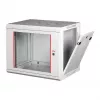 ROLINE 19 colių sieninis spintos kabinetas Basic Plus 6U 600x450 mm PxG pilkas