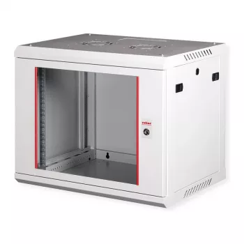 ROLINE 19 colių sieninis spintos kabinetas Basic Plus 6U 600x450 mm PxG pilkas