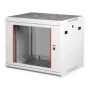 ROLINE 19 colių sieninis spintos kabinetas Basic Plus 6U 600x450 mm PxG pilkas