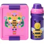 ROOM COPENHAGEN LEGO Lunch Set Bee - 2 dalių rinkinys su gertuvės buteliu ir priešpiečių dėžute, violetinė