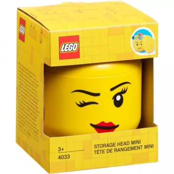 Room Copenhagen LEGO Storage Head Whinky Mini Yellow