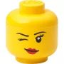 Room Copenhagen LEGO Storage Head Whinky Mini Yellow