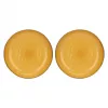 ROSE&TULIPANI 2 vnt. komplektas Concerto Ocra apvalūs dubenys - geltoni, 30 cm