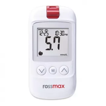 ROSSMAX HS200 BT kraujo gliukozės matavimo prietaisas su Bluetooth