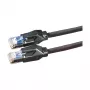 Rotronic-Secomp Dätwyler Cat.6 Class E S/FTP CU 7702 Flex LSOH Hirose TM21 jungiamasis kabelis, 3 m, juodas