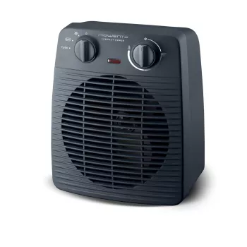 Rowenta SO2211 keraminis ventiliatorinis šildytuvas 2000W su reguliuojamu termostatu, juodas/pilkas
