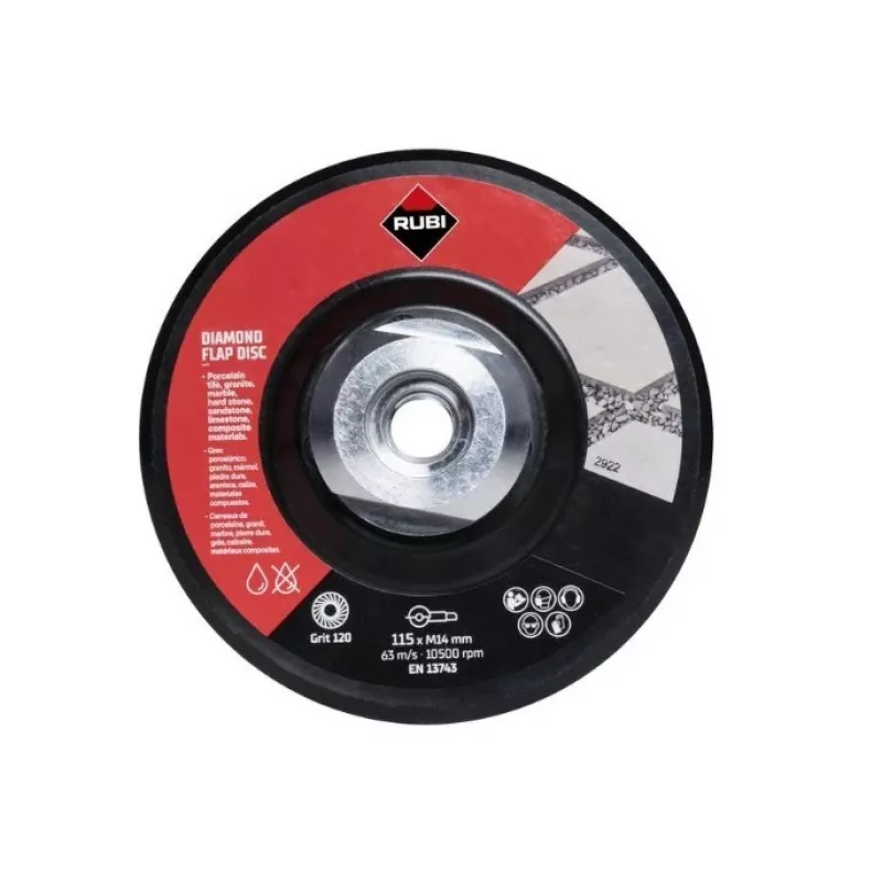 RUBI Polishing Wheel 115mm 100/120 32927