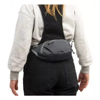 Ruffwear Home Trail Hip Pack - Granite Gray, 1.8L, Water-Repellent, Reflective