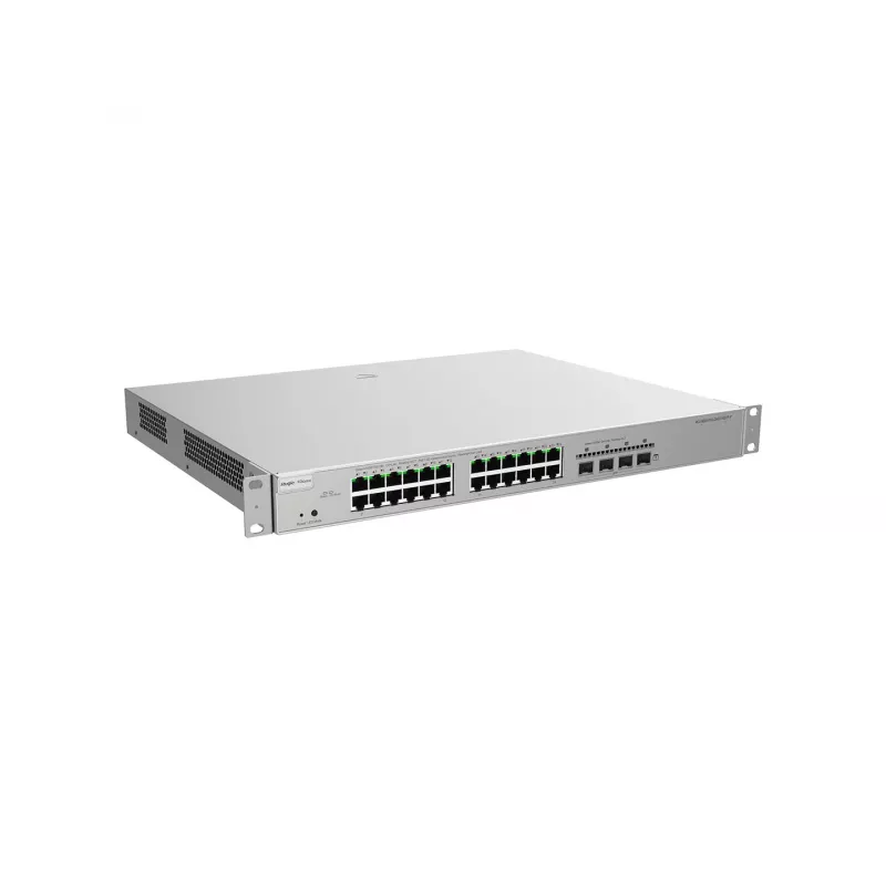 Ruijie Networks RG-NBS5200-24GT4XS-P 24 prievadų Gigabitinis 3 sluoksnio valdomas PoE+ komutatorius su 4 x 10G SFP+ uplink