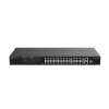 Ruijie RG-ES126FGS-LP 24 prievadų Fast Ethernet PoE+ komutatorius su 2 Gigabit SFP magistralėmis, 370W PoE biudžetas, montavimas į stelažą
