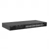 Ruijie RG-ES126FGS-LP 24 prievadų Fast Ethernet PoE+ komutatorius su 2 Gigabit SFP magistralėmis, 370W PoE biudžetas, montavimas į stelažą