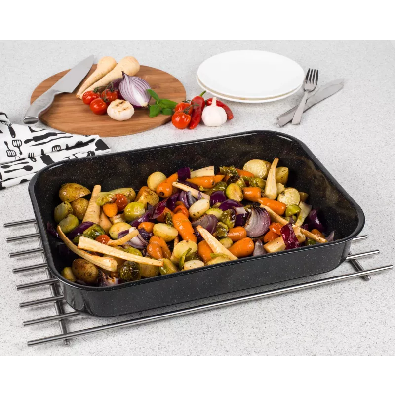 Russell Hobbs CW114311 VIT Emalinis 42cm gilus kepimo indas - juodas