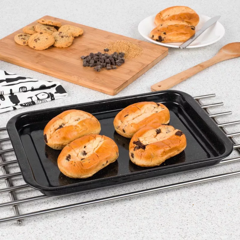 Russell Hobbs CW114712EU 36cm kepimo skarda - anglinis plienas, nelimpanti danga, stačiakampė, juoda