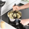 Russell Hobbs RH03026EU7 5 dalių indų rinkinys su besisukančiu stovu, juoda ir sidabrinė
