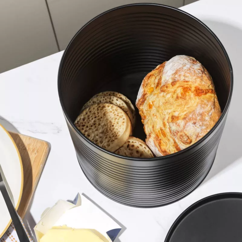 Russell Hobbs RH03269EU7 Briaunuota duonos dėžė, juoda