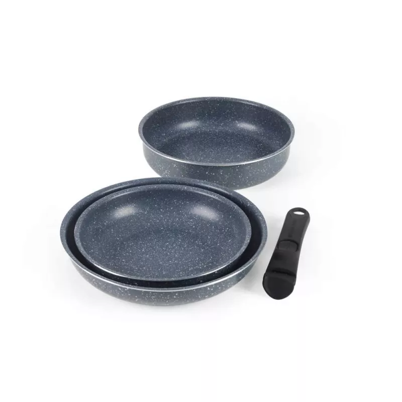 Russell Hobbs RH03297 Nightfall Stone 4 dalių Smart Clip keptuvių rinkinys