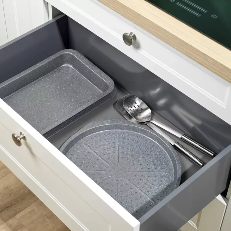 Russell Hobbs RH03756 Metallic Marble 3 Piece Bakeware Set