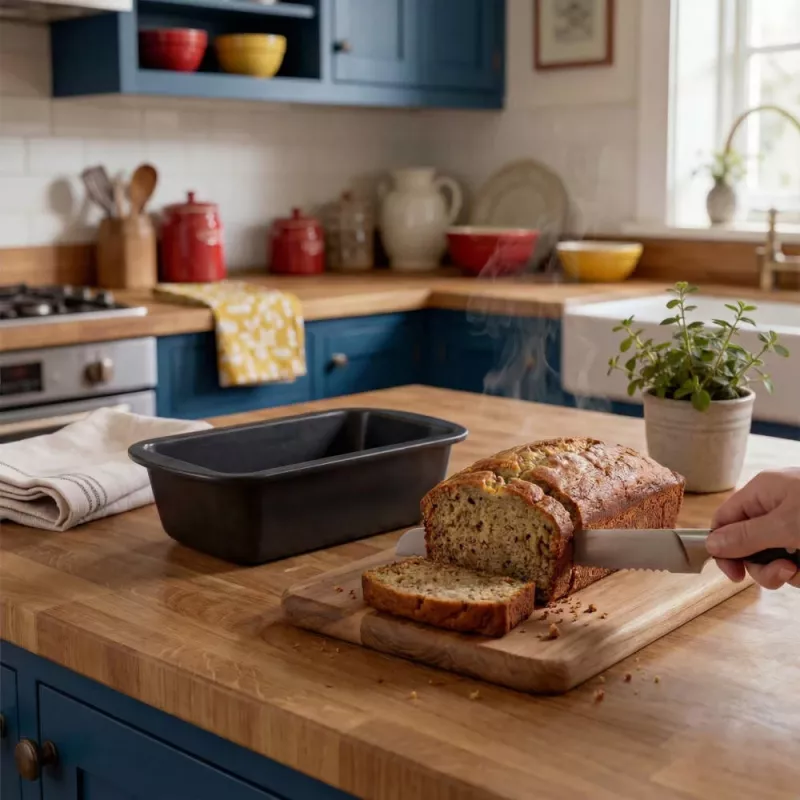Russell Hobbs RH03893 Everyday Loaf Tin, Carbon Steel, Non-Stick, Charcoal, 230x120x65mm