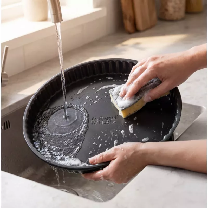 Russell Hobbs RH03899 Kasdieninė tarto forma 25 cm, nelipni anglinio plieno, išimamas dugnas, pilka